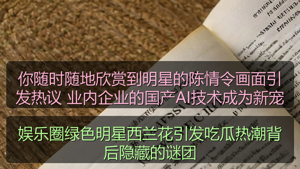 娱乐圈绿色明星西兰花引发吃瓜热潮背后隐藏的谜团